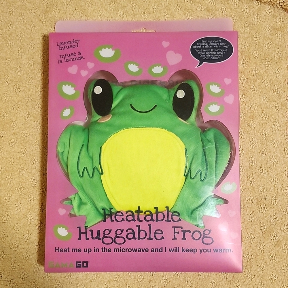 Heatable Frog Plushie